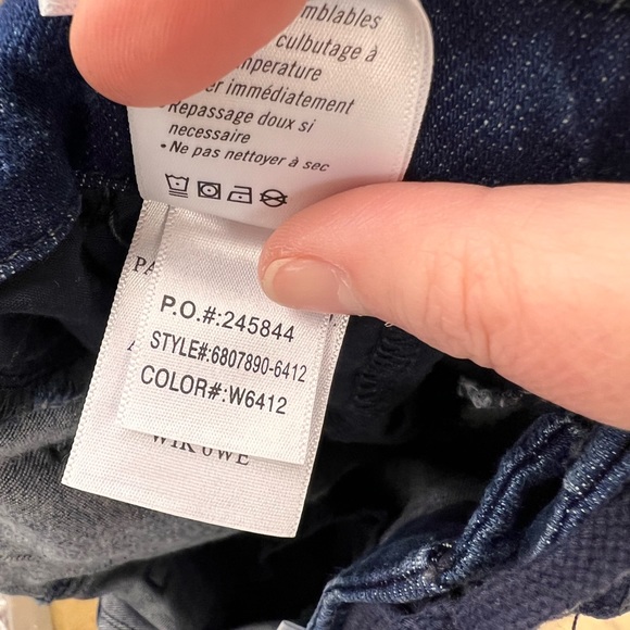 PAIGE denim! Carly Wide Leg Crop Jeans in Roya. Sz: 31 - Picture 7 of 7